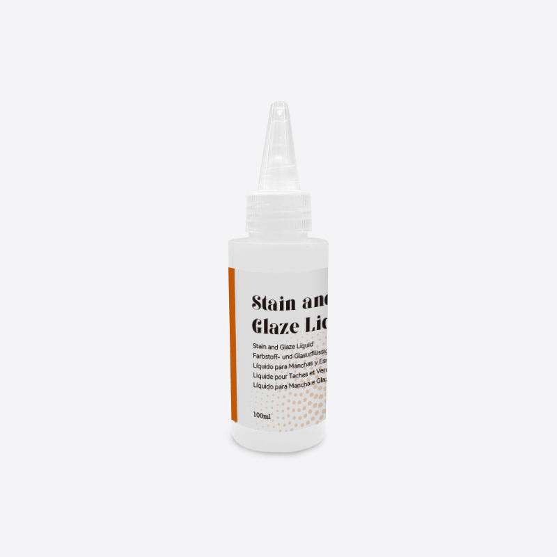 Audental Stain & Glaze 액은 치과 수복물의 다중 세라믹 소성 과정을 지원합니다.