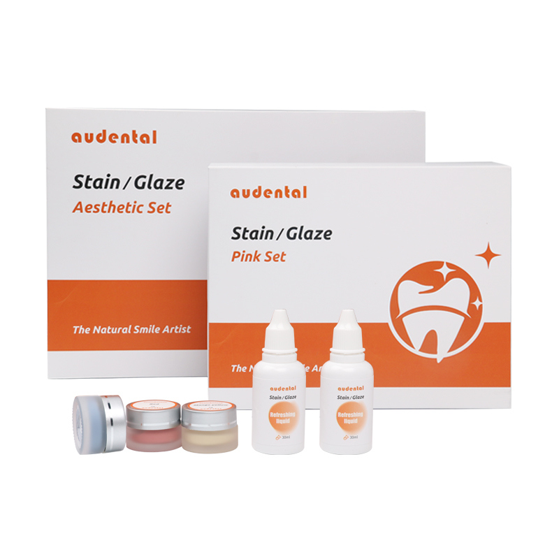 Simplify Your Workflow with Audental Stain amp Glaze Paste Set The Perfect Solution for Full-Contour Zirconia Restorations