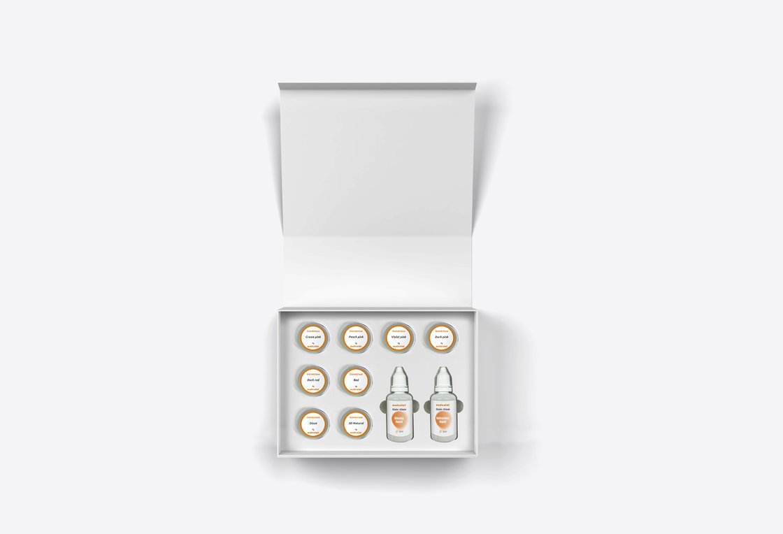 치과 기공소 스테인 & 글레이즈 페이스트 25ml 액체 4g 3D 글레이즈 페이스트 스테인 및 글레이징 재료