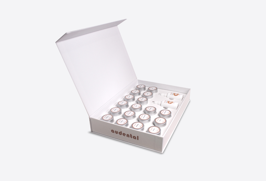 치과 기공소 스테인 & 글레이즈 페이스트 25ml 액체 4g 3D 글레이즈 페이스트 스테인 및 글레이징 재료