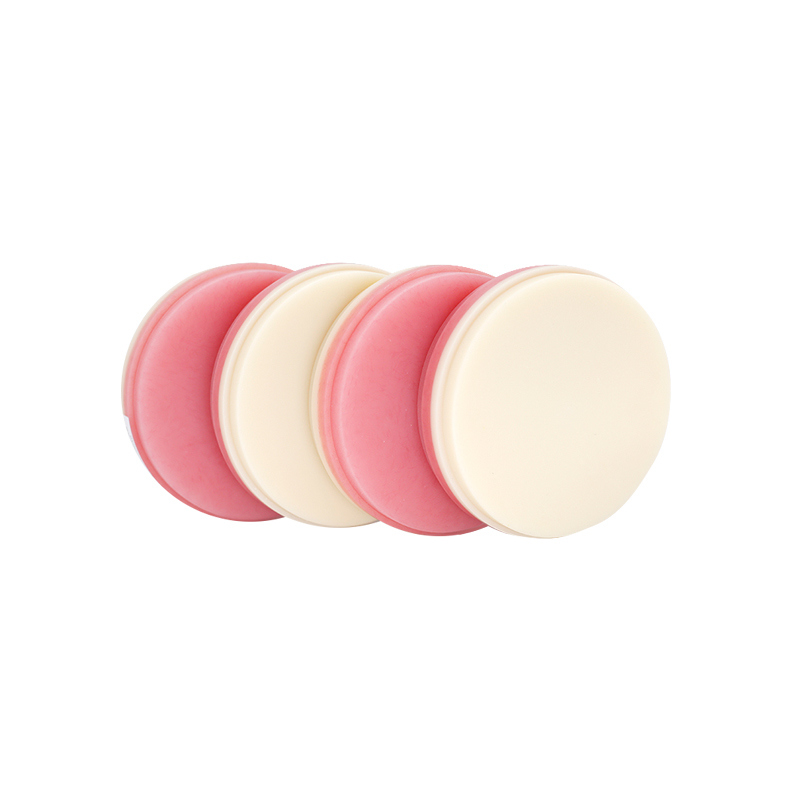 강하고 튼튼한 수복을 위한 내구성이 뛰어나고 방수 기능이 있는 핑크색 A2 치과용 PMMA 블록