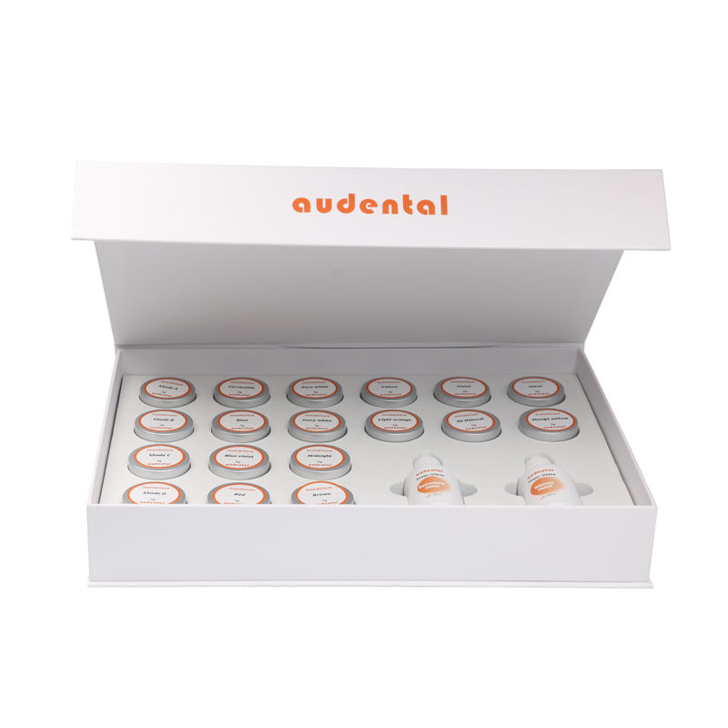 치과 기공소 스테인 & 글레이즈 페이스트 25ml 액체 4g 3D 글레이즈 페이스트 스테인 및 글레이징 재료