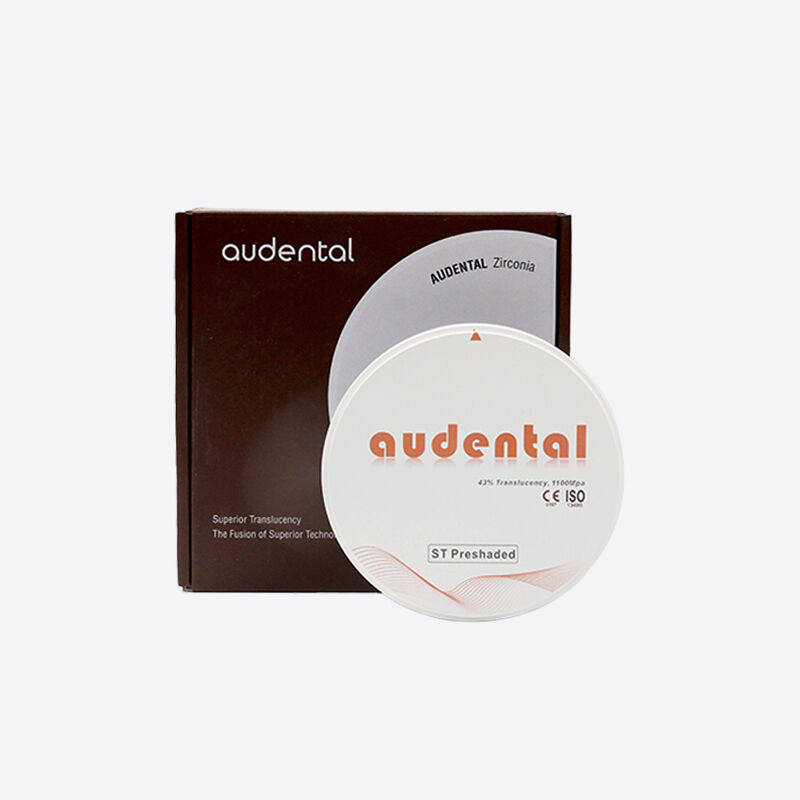 치아 지르코니아 블록은 지르코늄 이산화로 제조되어 있으며 구부러지기 강도는 900 MPa이며 VITA 그림자 호환성