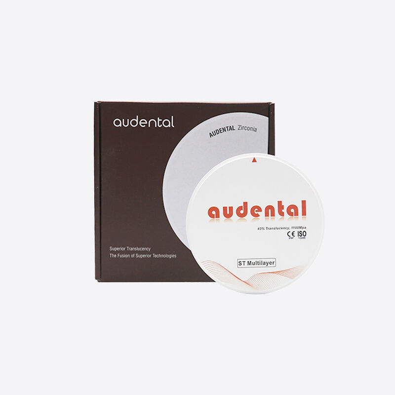 강도 천연 꿰매지 않는 좋은 투명성 ST/DST 다층 지르코니아 블록 치아 복원을 위해