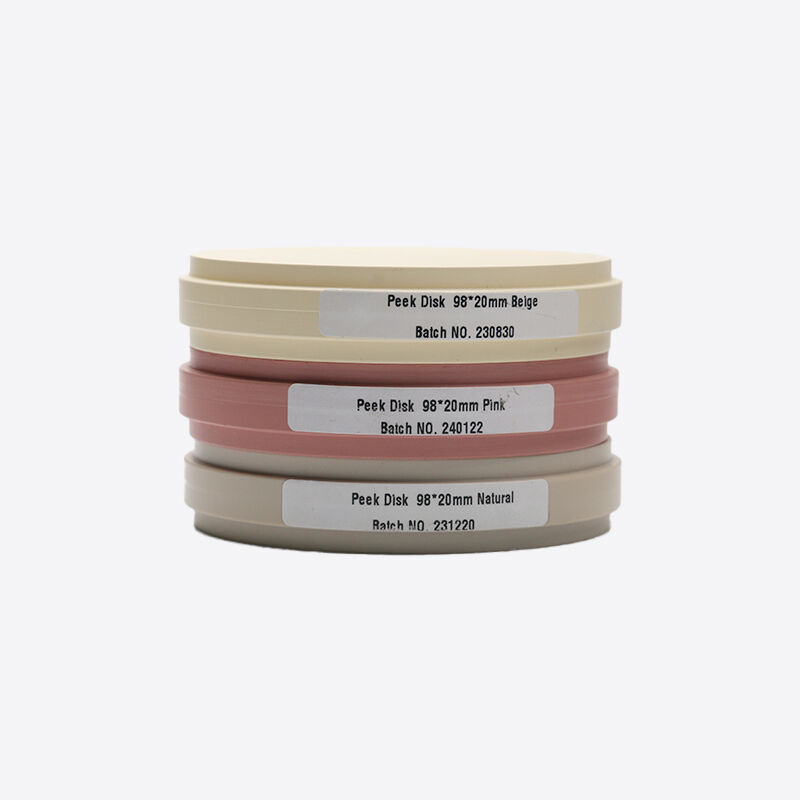 치과용 PMMA 블록 고밀도 132~151g/mL, 임시 치과 수복물 및 프레임워크에 적합