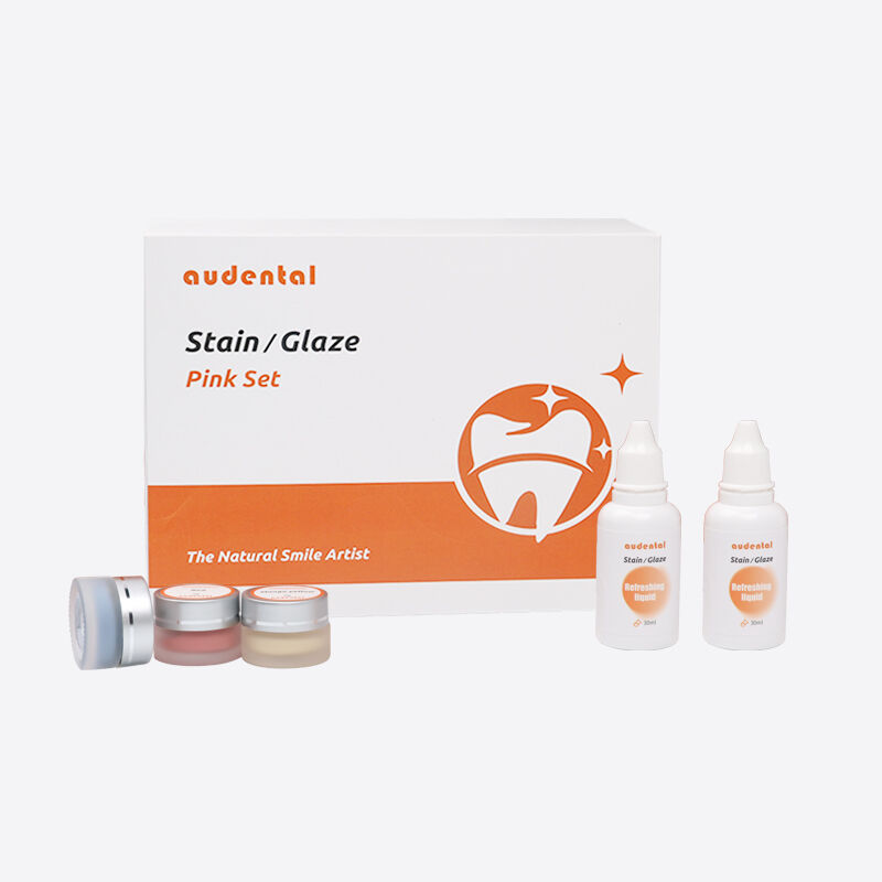 치과 기공소 스테인 & 글레이즈 페이스트 25ml 액체 4g 3D 글레이즈 페이스트 스테인 및 글레이징 재료