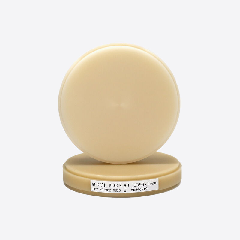 전체 의치용 치과 기공소 밀링 재료 핑크-A2 PMMA 블록 98mm/95mm 크기 및 모양