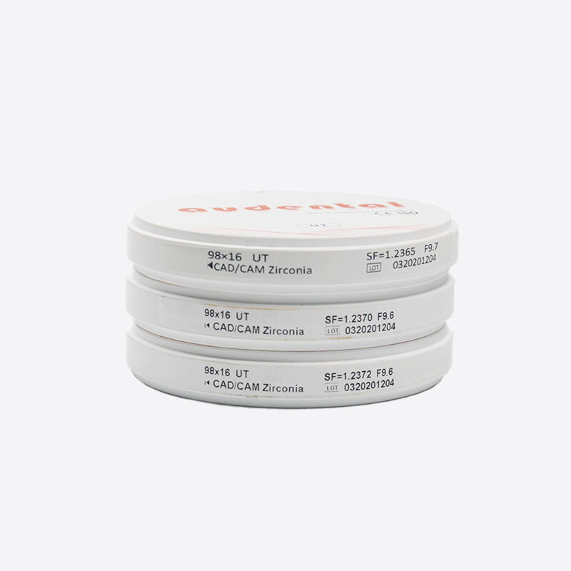 풀 아치 보철물 및 메릴랜드 브릿지에 이상적인 덴탈 지르코니아 블록, 소결 성능과 일관성을 갖추어 제조됨