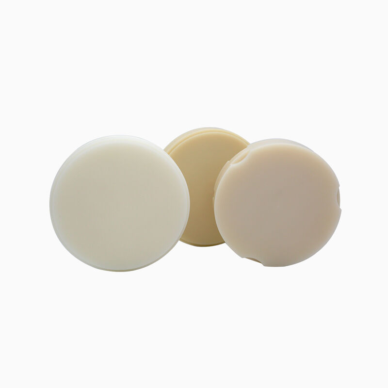 치수 98mm 및 95mm의 치과용 Pmma 블록 핑크 A2 쉐이드 임시 크라운 브릿지 및 전체 틀니 밀링에 이상적
