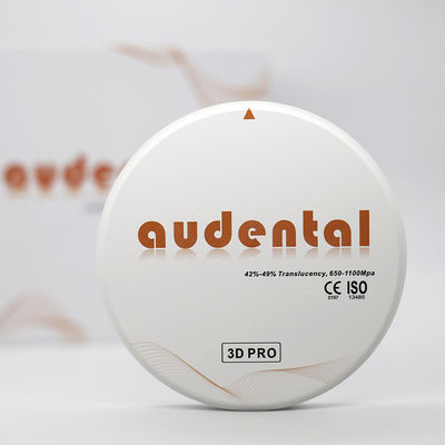 CE FDA SFDA ISO 치과 지르코니아 블록 투명성 42-49%