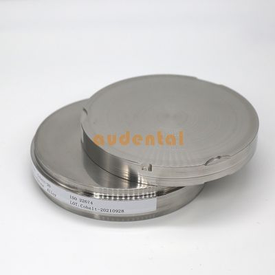 오던탈 치과 연구실 사용 98x12mm 밀링 금속 코발트 크롬 코크 디스크 코발트 크롬 크롬 디스크
