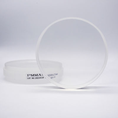치음 명백한 PMMA 디스크 임플란트 재료를 치아 좌복부에게 열어주세요