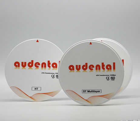 14mm 둥근 디스크 ST 다층 지르코니아 블록 비타 16 컬러 투명성