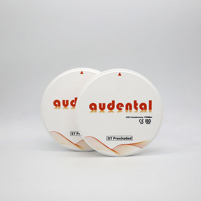 Audental Excellent Translucency ST CAD/CAM 시스템과 함께 전조 Zirconia 블록