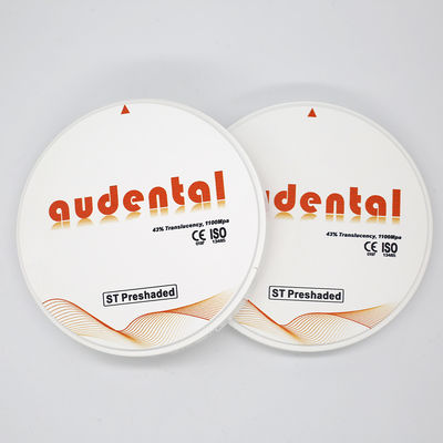 Audental 빠른 간편한 처리 ST CAD/CAM 시스템과 함께 미리 가려진 지르코니아 블록