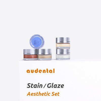 치과 기공소 스테인 & 글레이즈 페이스트 25ml 액체 4g 3D 글레이즈 페이스트 스테인 및 글레이징 재료