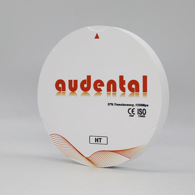 HT/DHT 화이트 치과용 지르코니아 블록 Audental 치과 기공소 16 색상 액체 1350MPa 3/4 유닛 브릿지