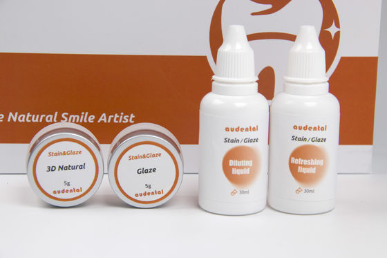 치과 연구실 얼룩과 가스 지르코니아 왕관 세라믹 가스 파우더 페이스트 가스 페이스트