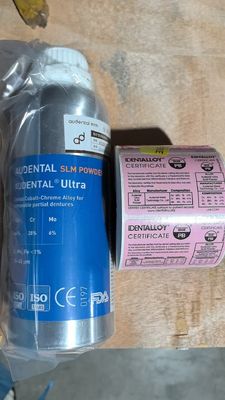 Audental Ultra SLM 파우더 CoCrMo 소재, CE FDA IdentAlloy 인증 치과용 3D 금속 프린팅