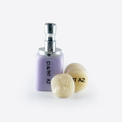 치과 유리 세라믹 리?? 디실리케이트 재료 플레너 왕관 인레이 온레이 및 3 단위 전교